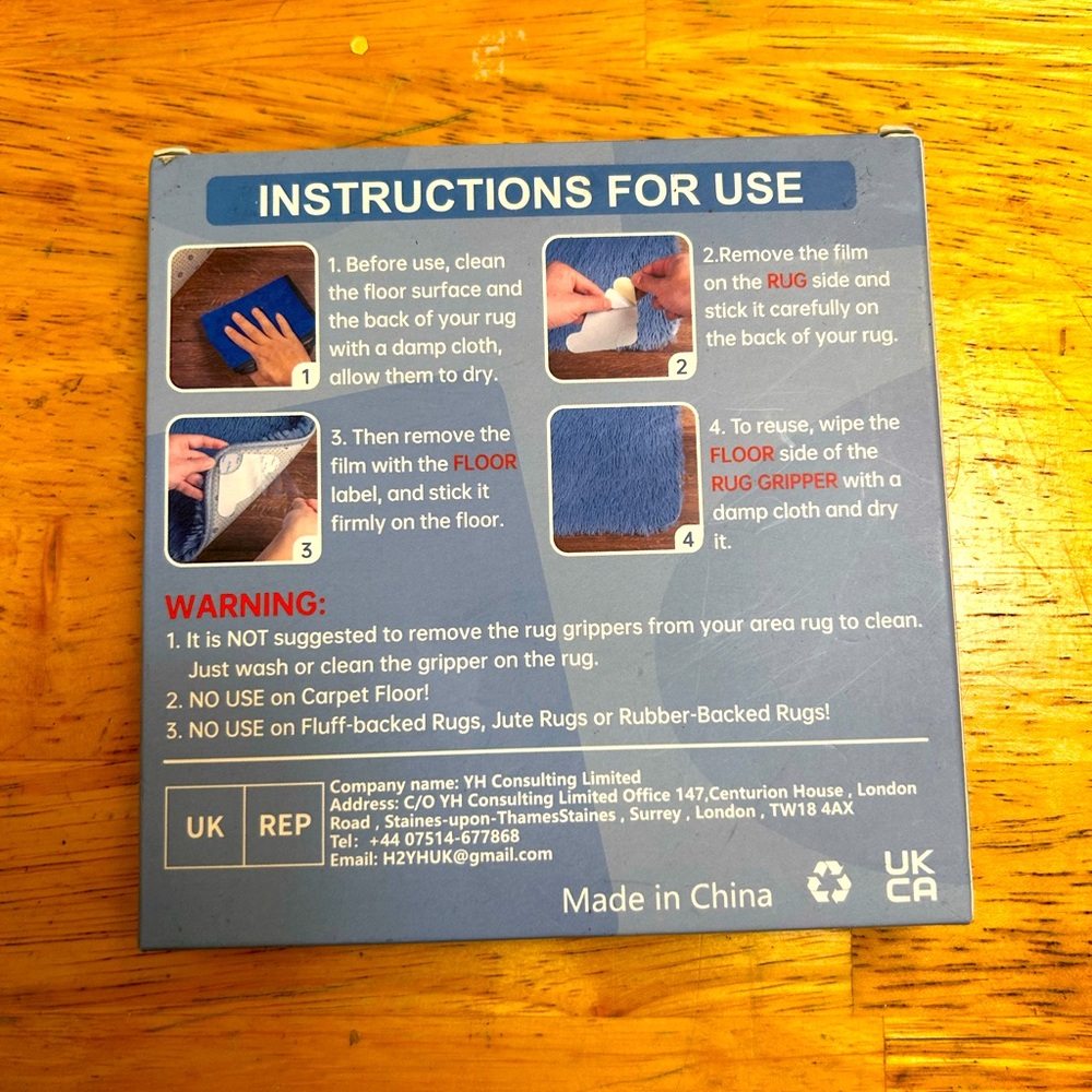 New! Rug Pad Gippers - Picture 3 of 3
